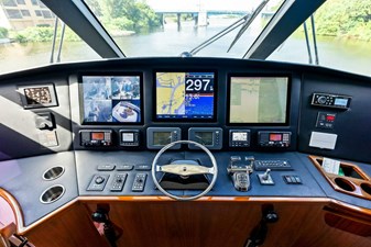 Princess Lily 45 2015 Viking 66 Enclosed Bridge 