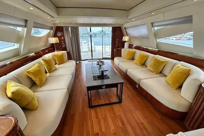 Euroyacht Planet 125S - Bridge deck interior lounge