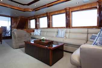 RAYS 4 Salon Settee Looking Aft