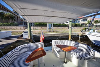 BELLA FAMIGLIA 16 Sureshade Cockpit Looking Aft