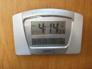 FINALLY ENOUGH 22 Galley Clock