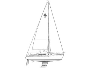 THE BAYGULL II 45 C310 Sail plan