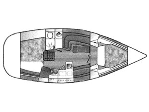 THE BAYGULL II 46 C310 Interior layout