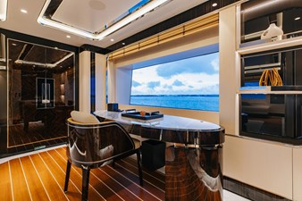 DAYBREAK 10 Master Stateroom Desk Portside 