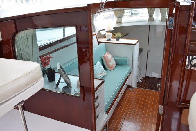 Cabin entry and aft bulkhead