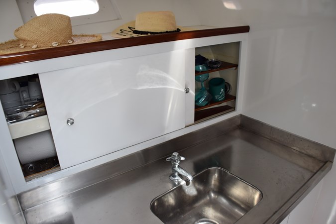 Galley cabinets portside