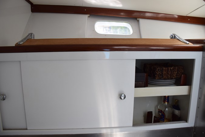 Galley starboard side cabinets