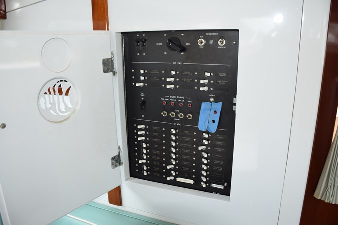 Main electrical panel starboard aft cabin