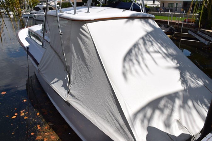 Full aft cover and transom drape