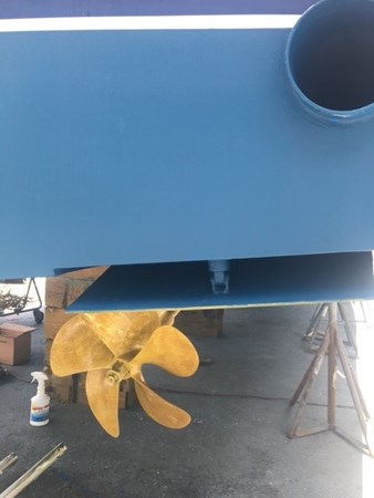 5 blade props and trim tabs