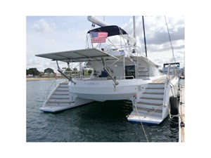 CHASING WATERFALLS 6 Dockside Transom