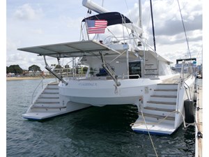 CHASING WATERFALLS 111 Dockside Transom