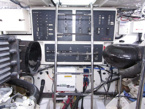 Engine room forward