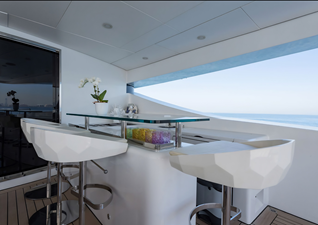 BURKUT 13 Upper deck bar