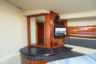 LILLY GRACE 32 Entertainment center in the master stateroom