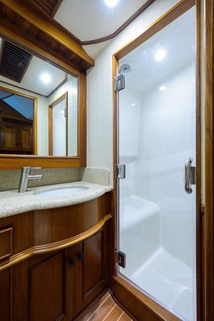 Seperate shower stall  