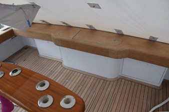 Cockpit with canvas fly cover  