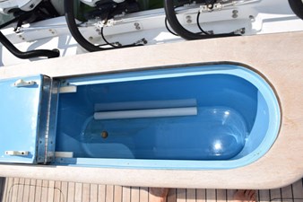 Transom livewell  
