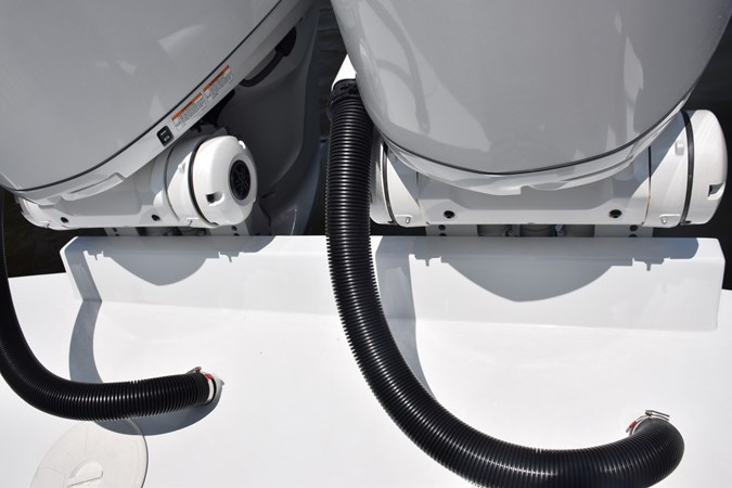 Digital Electric Steering by Yamaha makes for neat rigging