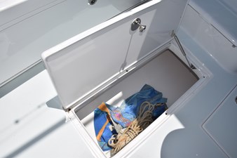 Portside under deck fish box
