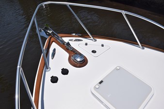 Windlass and bow rail