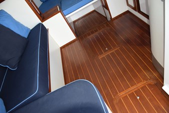 Teak and Holly cabin sole