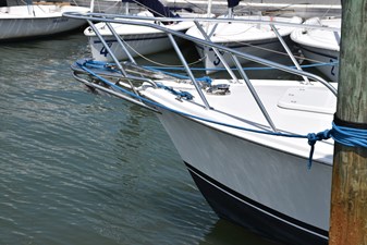 Custom metal pulpit with mounted anchor
