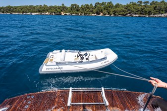 PIRVELI 36 Tender with lowered swim platform