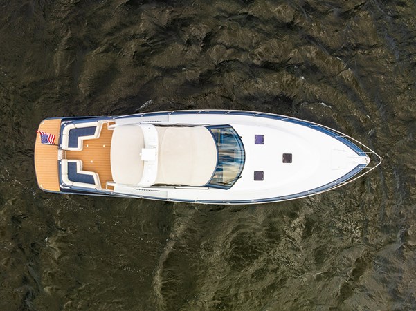 Aerial view with the top up