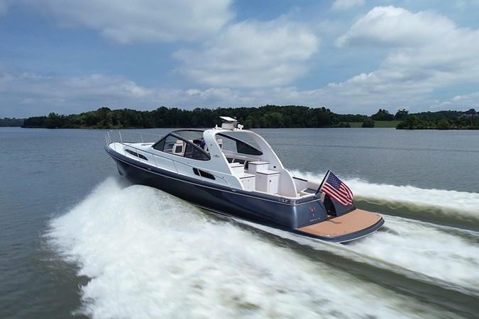 2019 Palm Beach Motor Yachts GT50 underway