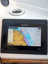 OCTOBER SKY 9 Raymarine at Helm