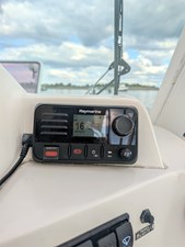 OCTOBER SKY 11 Raymarine at Helm