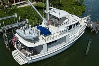 RUFOUS 38 Starboard quarter from above