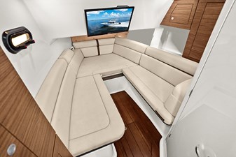 UNPLUGGED 36 Cabin opposing seating that converts to berth