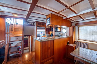 GRACE FULL LIVING 7 Galley & Stairs to Pilothouse & Stateroomsjpg