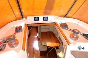 THUMPER 50 Cockpit Covered Salon Entrance
