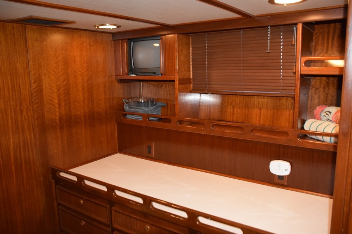 Dresser to port side in Master stateroom