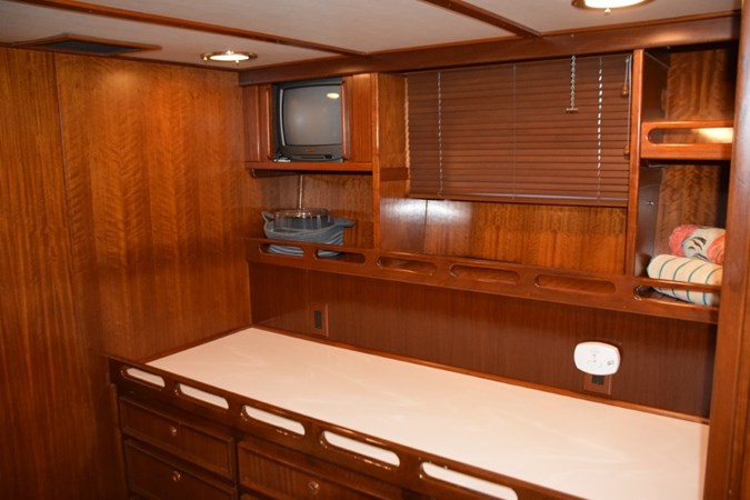 Dresser to port side in Master stateroom