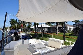 Foredeck sail shade