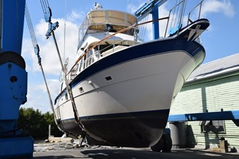 Hauled out