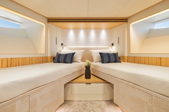 Horizon FD80 Hull 19 Forward VIP with sliding bed featu