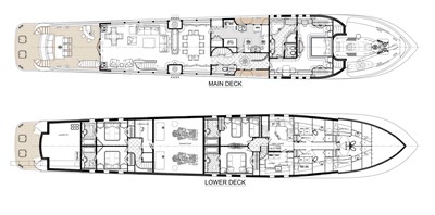 JUST ENOUGH 36 GA - Main Deck & Lower Deck