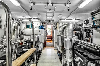 Engine room looking aft