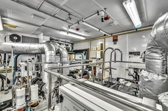 Engine room looking forward