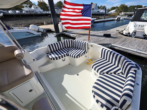 REVERIE, 2016 Back Cove 30, Cockpit Looking Starboard Aft