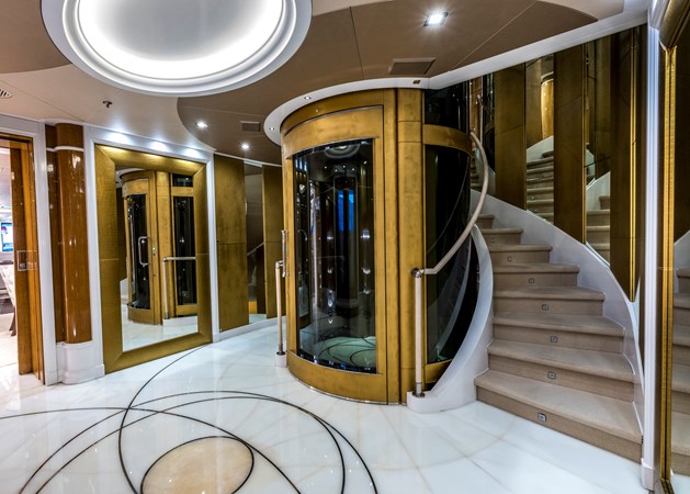 Elevator and Staircase