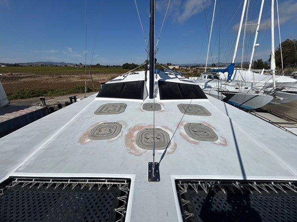 FORWARD DECK LOOKING AFT