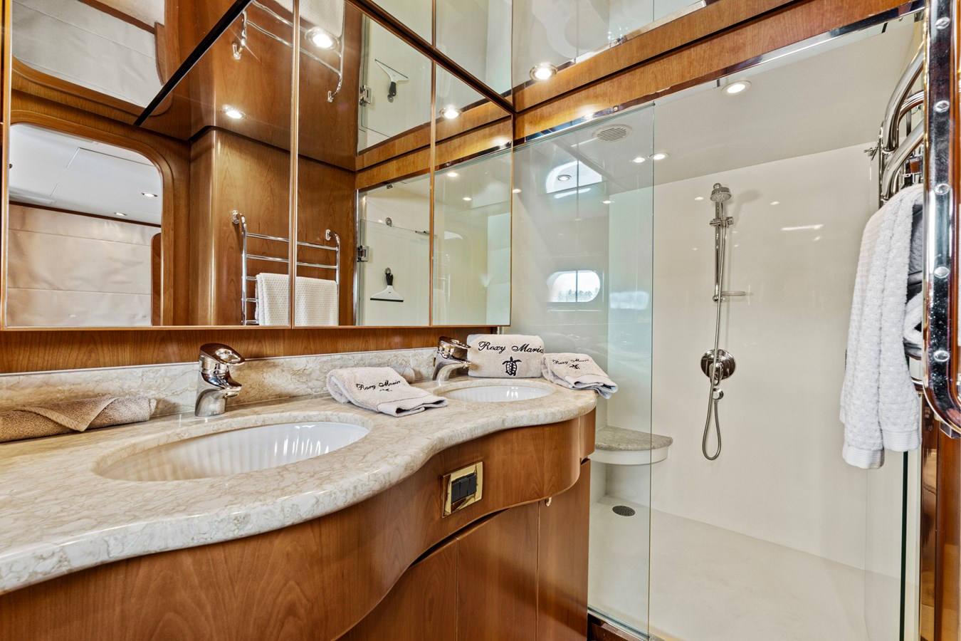 Master head and shower