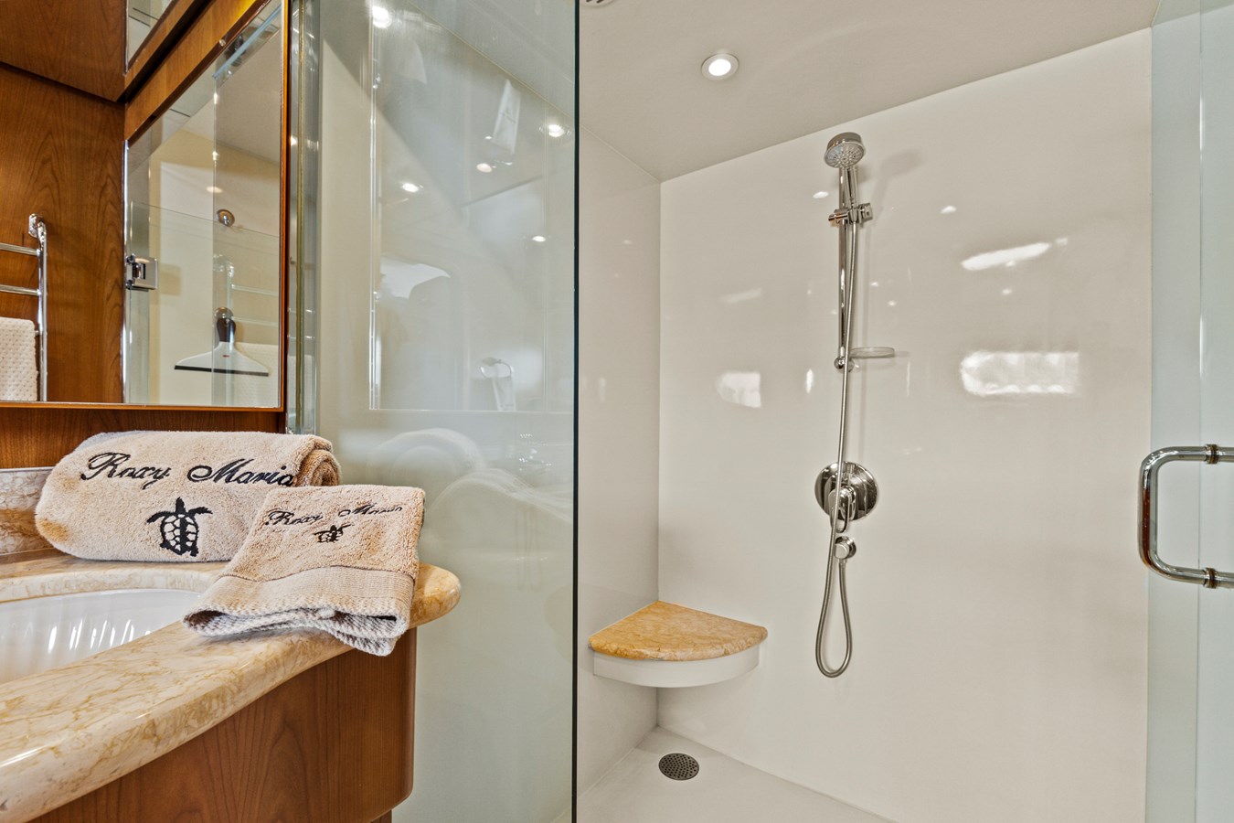 Master shower