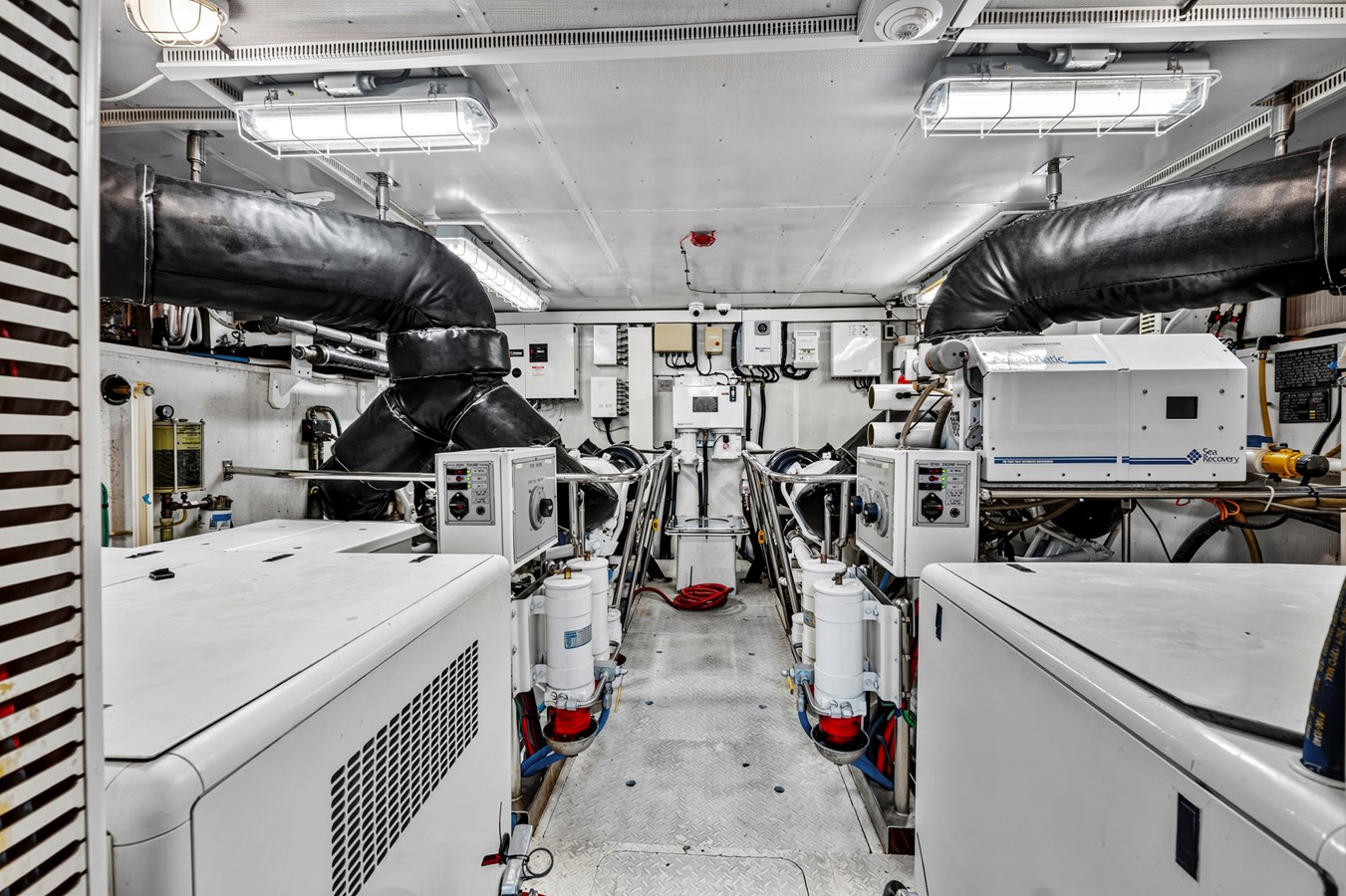 Engine room looking forward